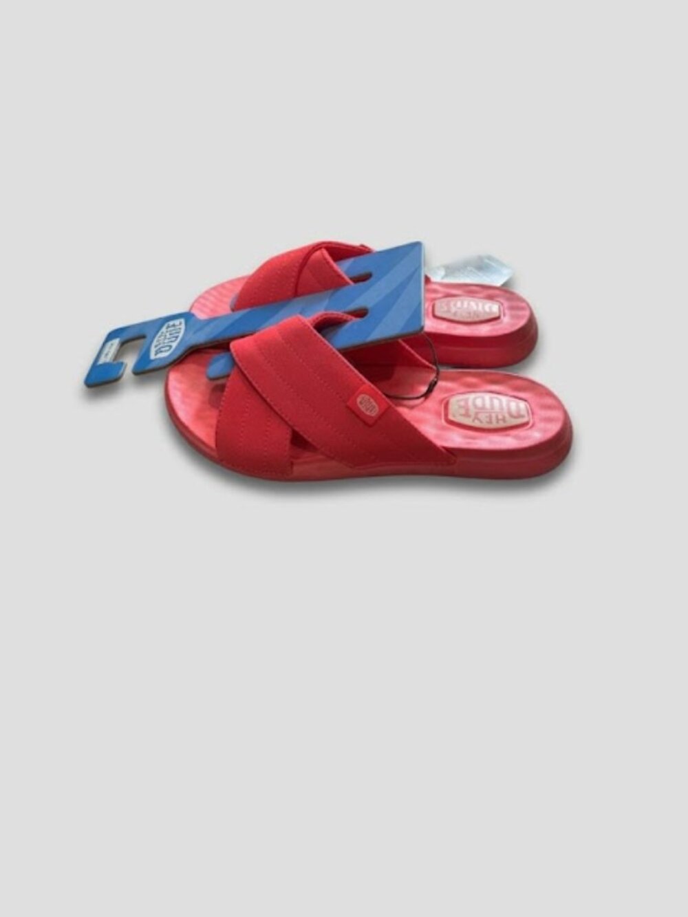 NWT Hey Dude Christi Electric Pink Slides Sandals Women's Size 8 - Picture 3 of 5